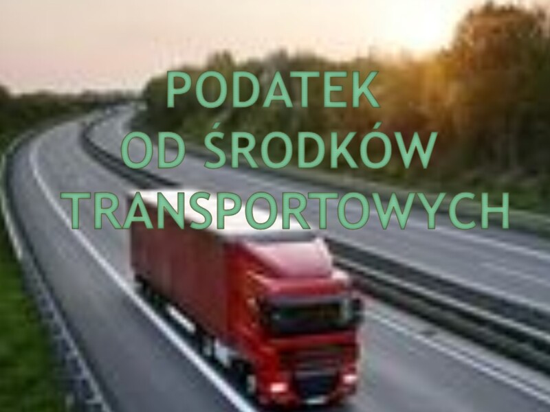 Podatek od środków transportowych na terenie Gminy Rząśnik