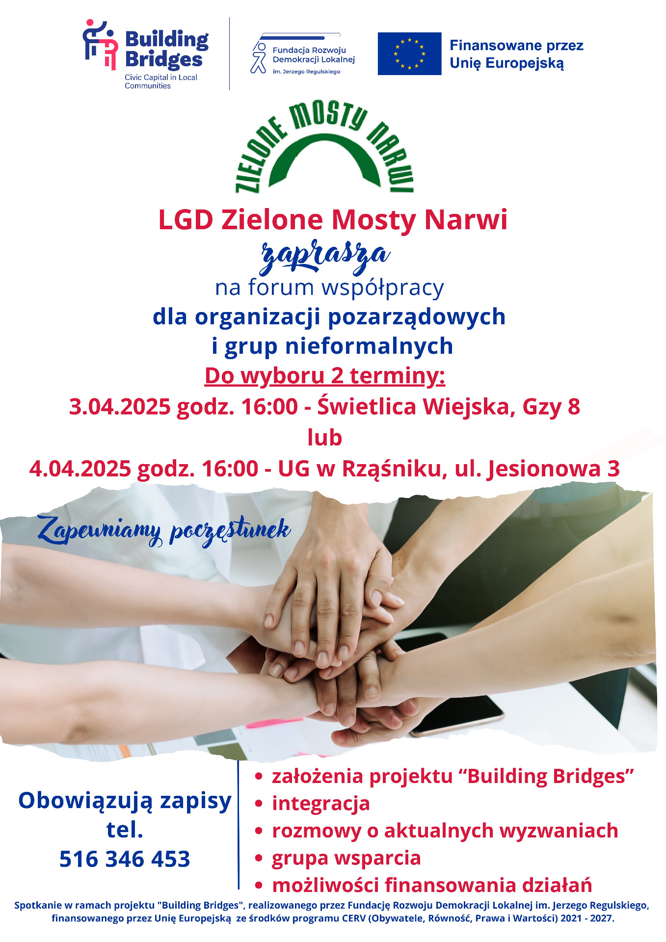 Zaproszenie na forum współpracy dla NGO i grup nieformalnych