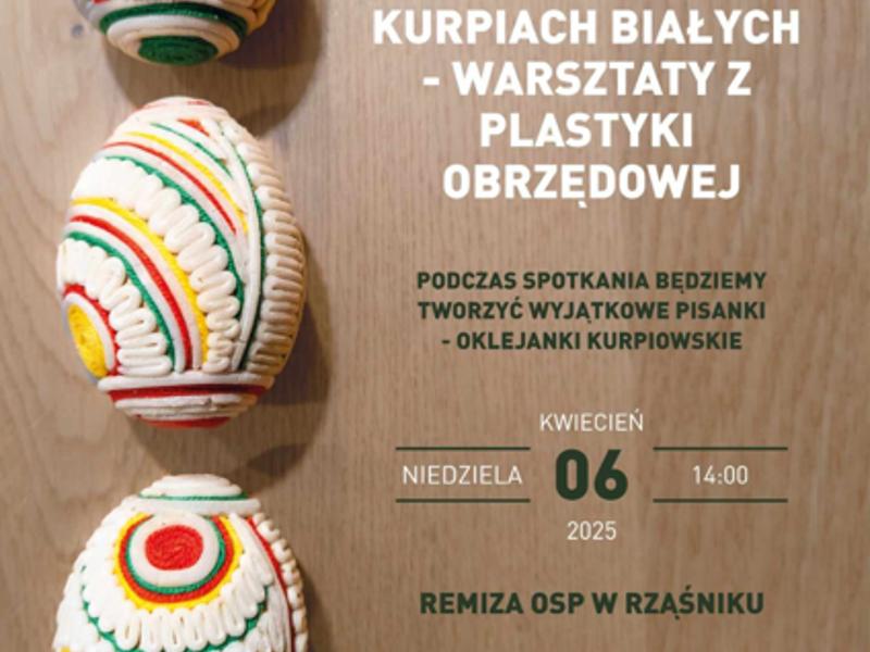 Zaproszenie na warsztaty wielkanocne