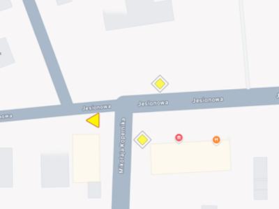 Zmiana organizacji ruchu mapka