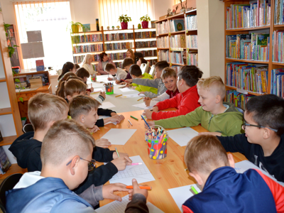 Lekcje biblioteczne - „Biblioteka. Lubię tu być”