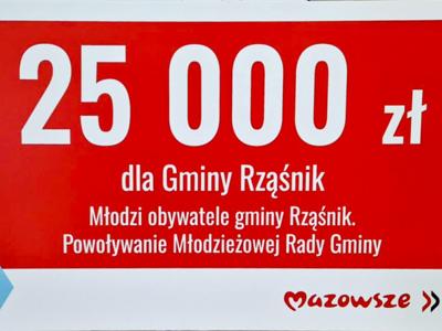 Gmina Rząśnik pozyskała środki na realizację zadań