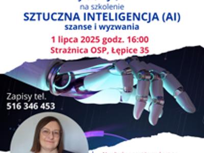 Szkolenie: "Sztuczna inteligencja (AI) - szanse i wyzwania"