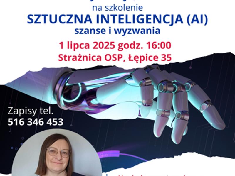 Szkolenie: "Sztuczna inteligencja (AI) - szanse i wyzwania"