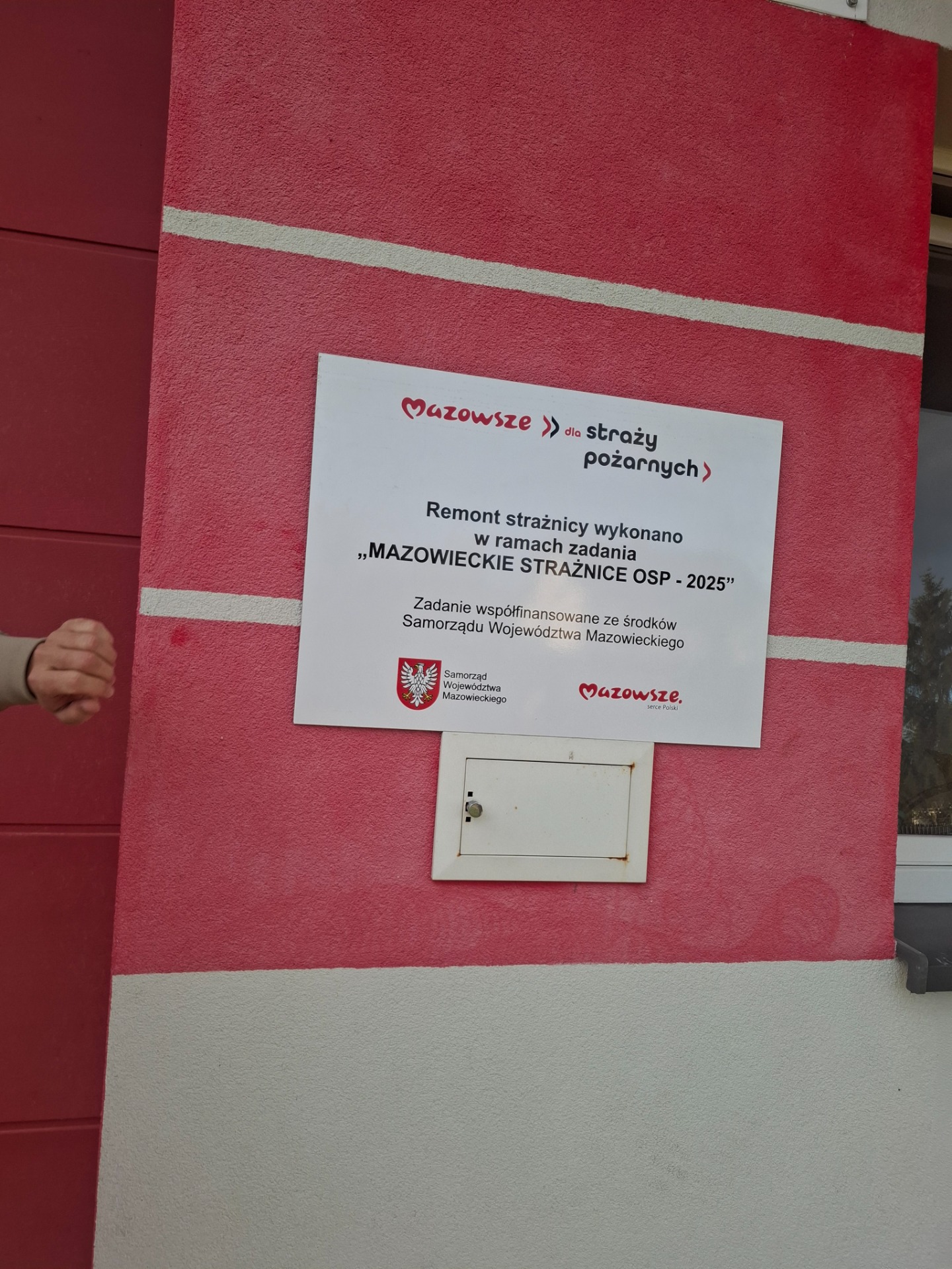 Gmina Rząśnik zakończyła remont strażnicy w ramach programu „Mazowieckie Strażnice OSP 2025”