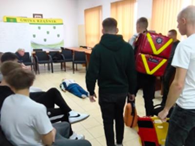 Szkolenie z zakresu Kwalifikowanej Pierwszej Pomocy w Gminie Rząśnik