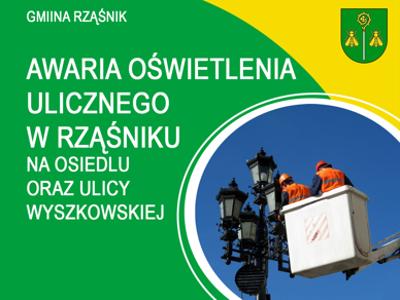 awaria oświetlenia ulicznego