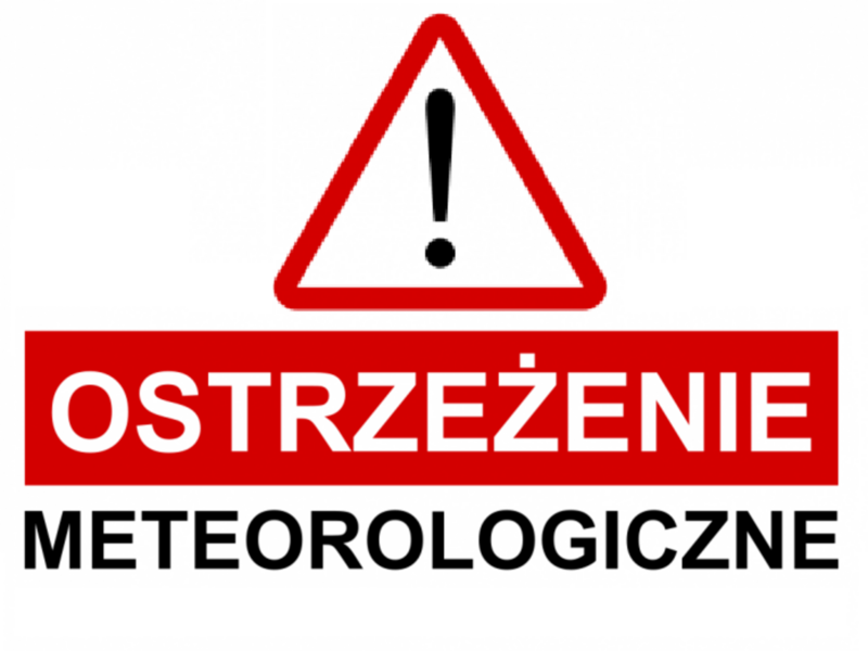 Prognozowane ekstremalne zjawiska atmosferyczne