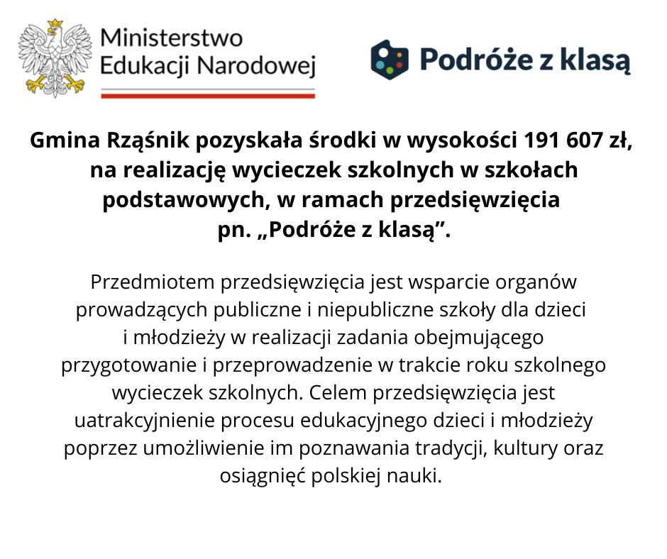 „Podróże z klasą” - Gmina otrzymała dotację!