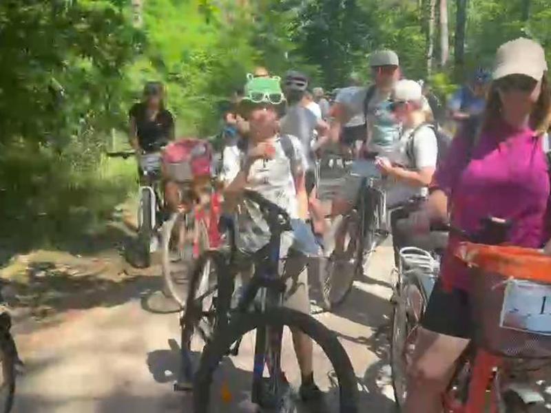 Rodzinny rajd rowerowy-rowerem przez Pałuki