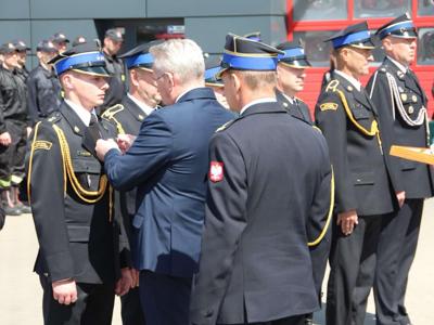 Na zdjęciu uczestnicy uroczystości podczas wydarzenia.