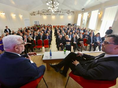 Na zdjęciu uczestnicy Forum Samorządowego w Kowalu.