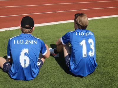 Na zdjęciu uczestnicy zawodów lekkoatletycznych.