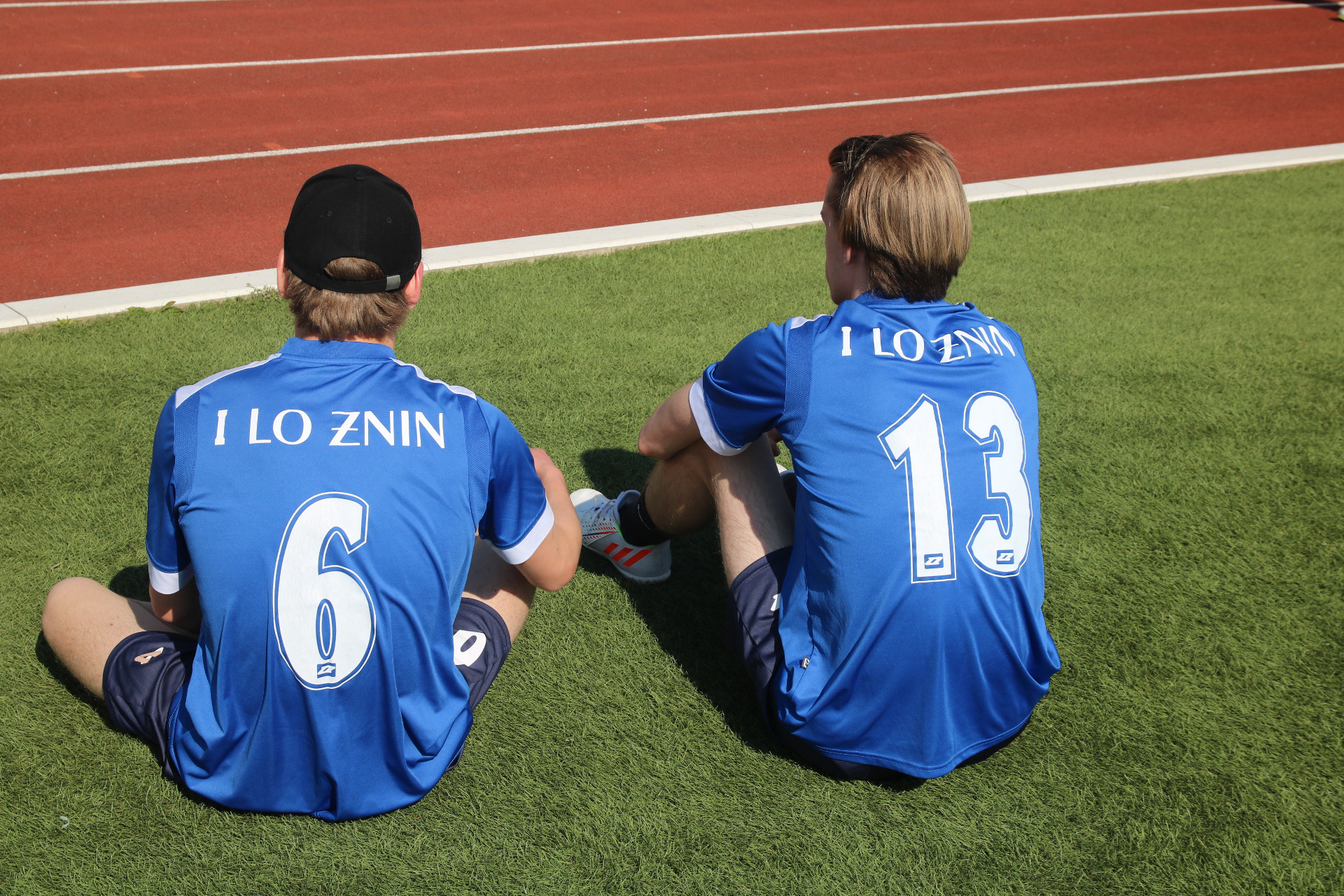 Na zdjęciu uczestnicy zawodów lekkoatletycznych. 