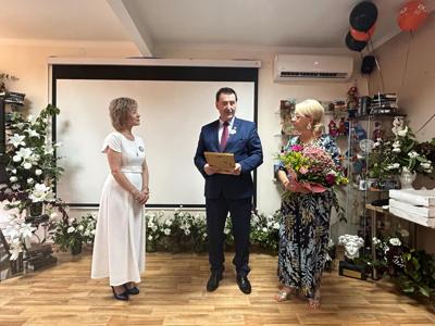 Na zdjęciu Beata Czaczyk - Dyrektor MIPBP, Starosta Żniński Zbigniew Jaszczuk, Aleksandra Nowakowska - Przewodnicząca Rady Powiatu w Żninie.