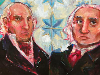 Na zdjęciu obraz braci Jana i Jędrzeja Śniadeckich.