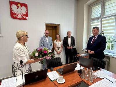 Na zdjęciu Radni Rady Powiatu w Żninie.