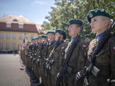 Na zdjęciu Żołnierze 1. Brygady im. Króla Kazimierza Wielkiego.
