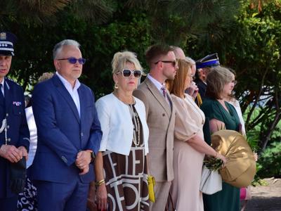 Na zdjęciu wśród gości Przewodnicząca Rady Powiatu Aleksandra Nowakowska oraz Wicestarosta Andrzej Hłond.