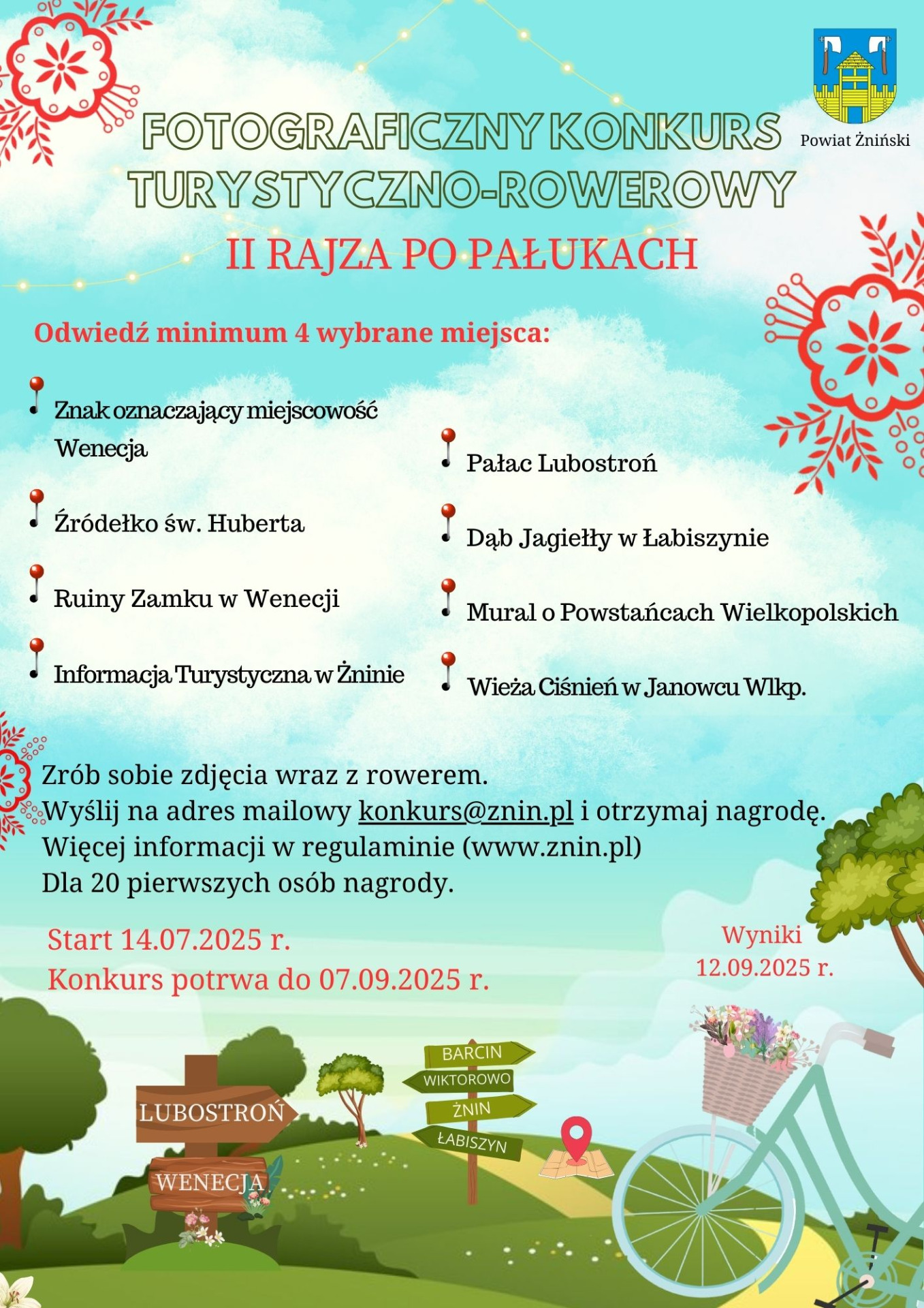Plakat II RAJZA PO PAŁUKACH