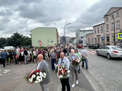 Na zdjęciu uczestnicy uroczystości 81. rocznicy wybuchu Powstania Warszawskiego.