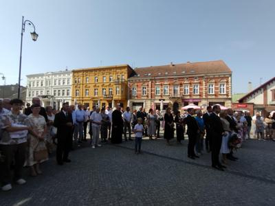 Na zdjęciu uczestnicy uroczystości