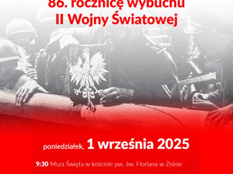 Plakat zapowiadający uroczystość