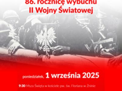Plakat zapowiadający uroczystość