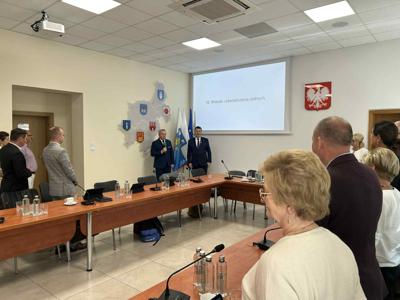 Starosta Żniński Zbigniew Jaszczuk wyróżniony odznaką honorową  "Za zasługi dla ochrony zdrowia".