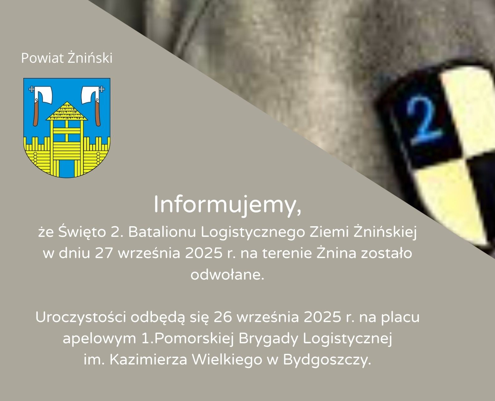 Plakat informacyjny.