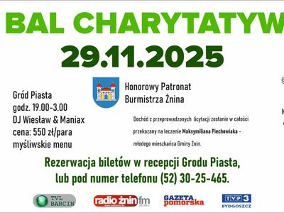 plakat balu charytatywnego