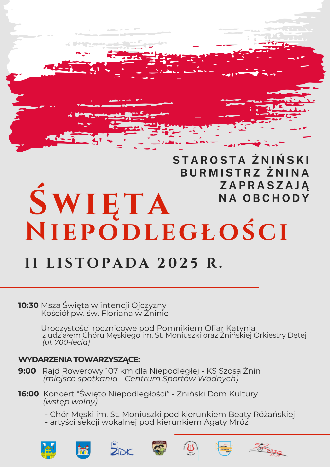 platak zapowiadający wydarzenie 