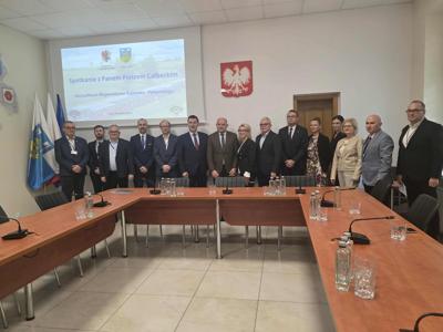 Wizyta Marszałka Województwa Kujawsko - Pomorskiego w Powiecie Żnińskim, 3 listopada 2025 r.