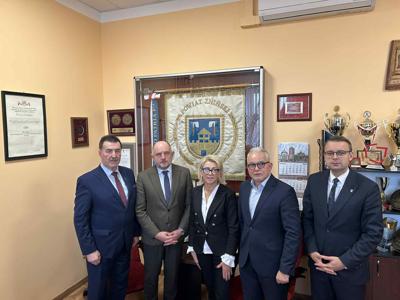 Wizyta Marszałka Województwa Kujawsko - Pomorskiego w Powiecie Żnińskim, 3 listopada 2025 r.