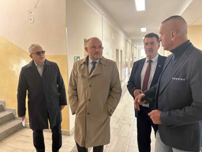 Wizyta Marszałka Województwa Kujawsko - Pomorskiego w Powiecie Żnińskim, 3 listopada 2025 r.