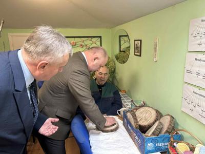 Wizyta Marszałka Województwa Kujawsko - Pomorskiego w Powiecie Żnińskim, 3 listopada 2025 r.