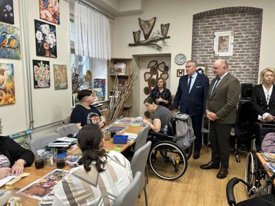 Wizyta Marszałka Województwa Kujawsko - Pomorskiego w Powiecie Żnińskim, 3 listopada 2025 r.