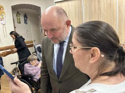 Wizyta Marszałka Województwa Kujawsko - Pomorskiego w Powiecie Żnińskim, 3 listopada 2025 r.