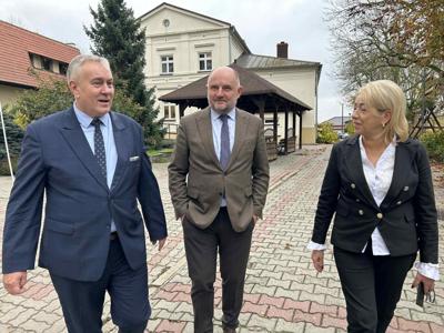 Wizyta Marszałka Województwa Kujawsko - Pomorskiego w Powiecie Żnińskim, 3 listopada 2025 r.