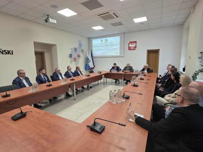 Wizyta Marszałka Województwa Kujawsko - Pomorskiego w Powiecie Żnińskim, 3 listopada 2025 r.