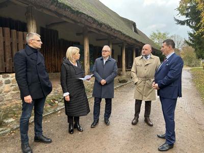 Wizyta Marszałka Województwa Kujawsko - Pomorskiego w Powiecie Żnińskim, 3 listopada 2025 r.
