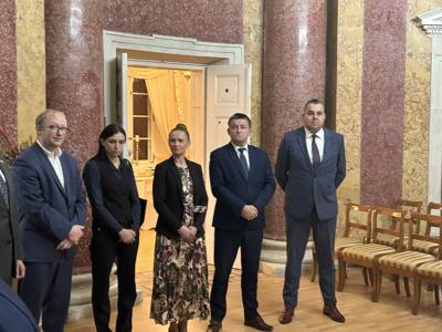 Wizyta Marszałka Województwa Kujawsko - Pomorskiego w Powiecie Żnińskim, 3 listopada 2025 r.