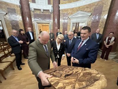 Wizyta Marszałka Województwa Kujawsko - Pomorskiego w Powiecie Żnińskim, 3 listopada 2025 r.