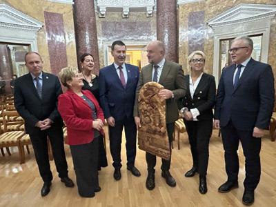 Wizyta Marszałka Województwa Kujawsko - Pomorskiego w Powiecie Żnińskim, 3 listopada 2025 r.