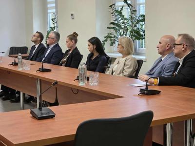 Wizyta Marszałka Województwa Kujawsko - Pomorskiego w Powiecie Żnińskim, 3 listopada 2025 r.