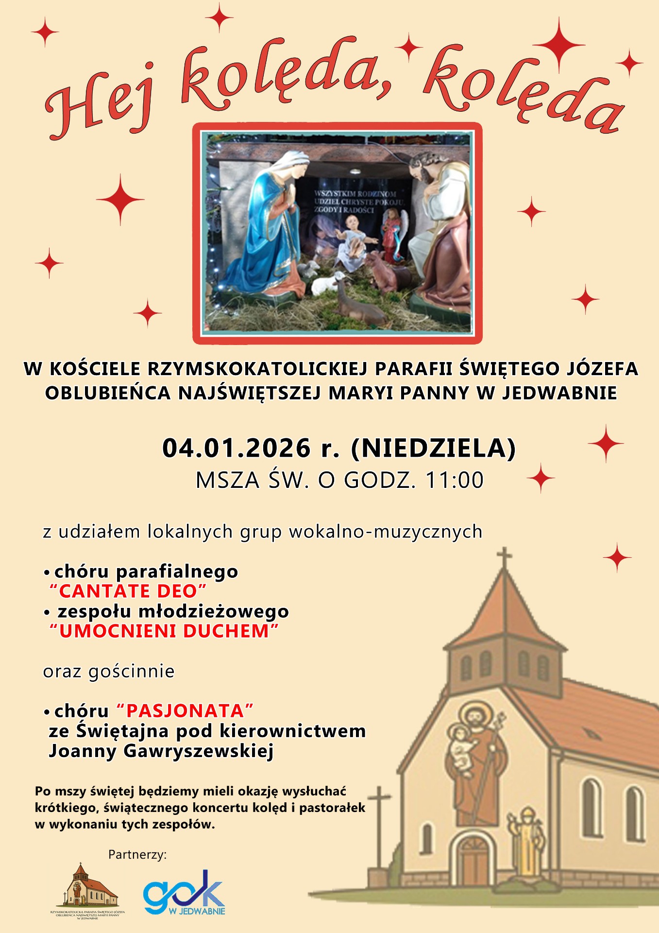 plakat na kolędowanie