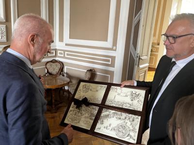 Spotkanie burmistrza z Ambasadorem Francji