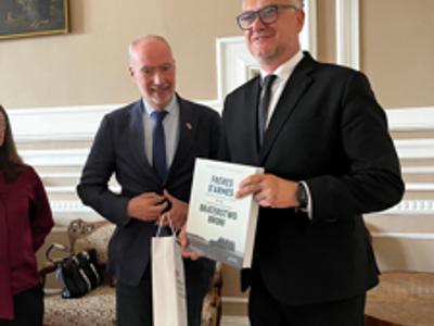 Spotkanie burmistrza z Ambasadorem Francji