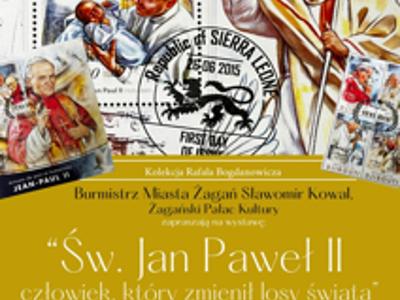 Plakat na wystawę papieską