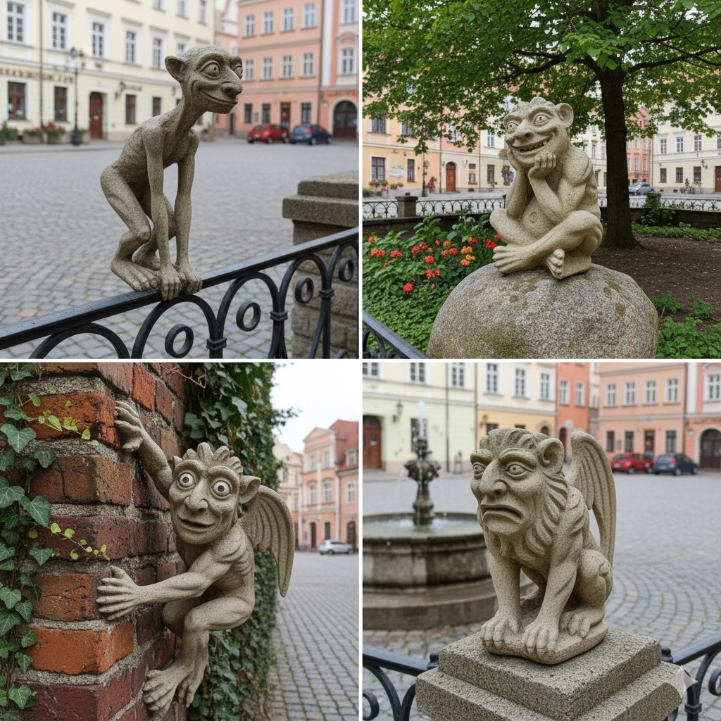 Wizualizacja figurek maszkarona